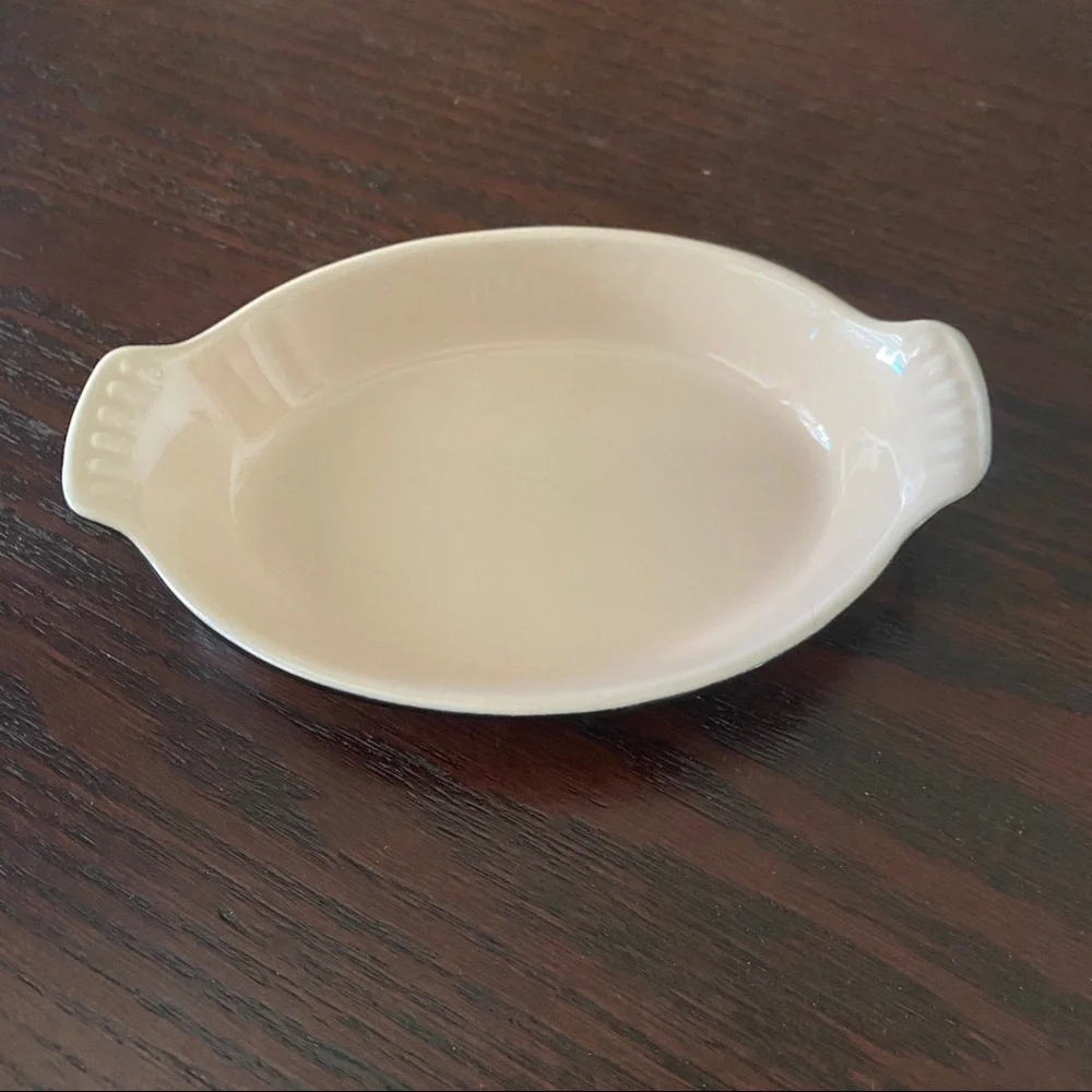 Le Creuset Black Exterior with Cream Interior Mini Baker